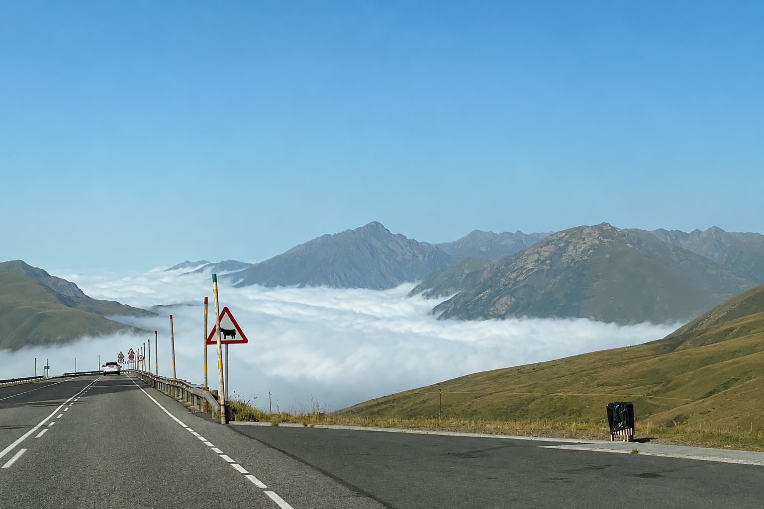 Carretera de camino al Pas de la Casa