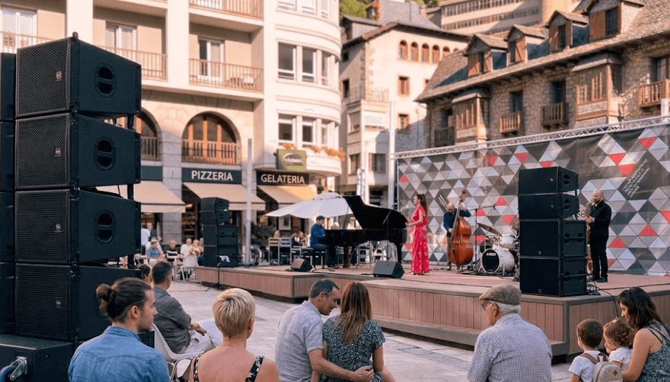 Concierto de Jazz en Plaza de los Coprincipes de Andorra la Vella Escaldes Engordany