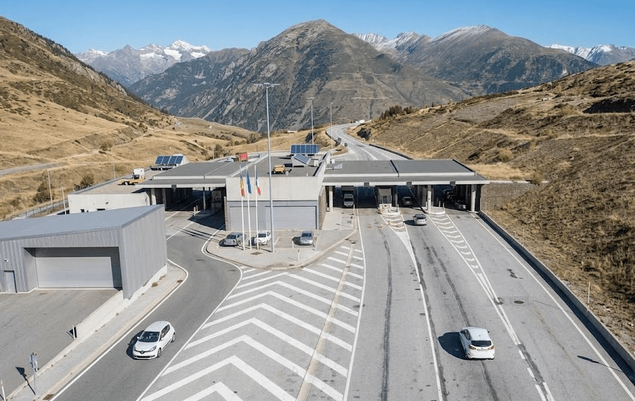 Frontera de França amb Andorra zona Pas de la Casa