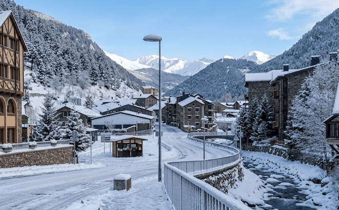 La Massana nevat Andorra hivern