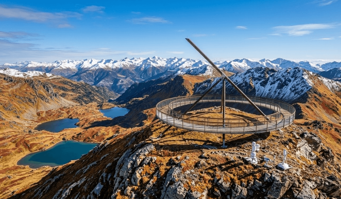 Mirador Solar de Tristaina Ordino Andorra primavera otoño