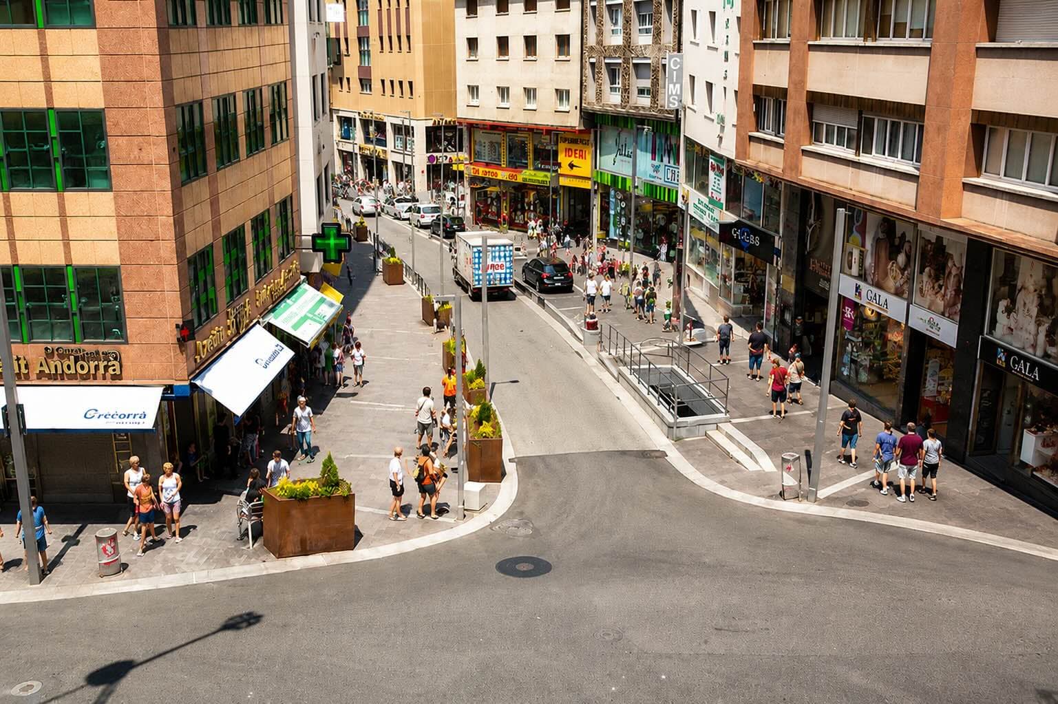 Imatge dels Carrers del Pas de la Casa a Andorra 