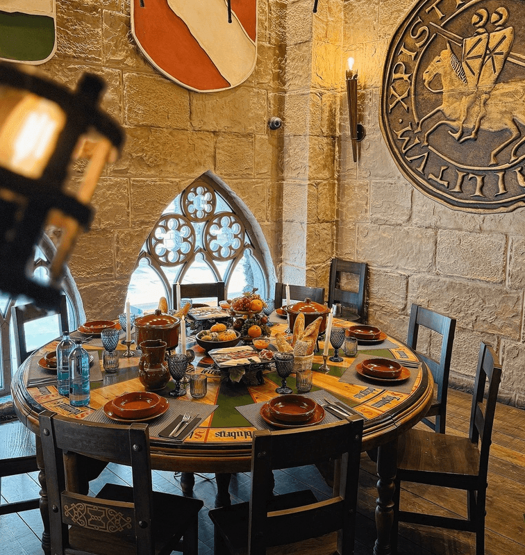 Taberna Excalibur Andorra Taberna ambientada en la época medieval.