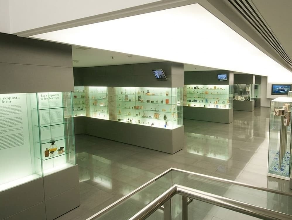Interior del museo del perfume en Escaldes-Engordany